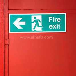 Construction Fire Exit Signs 